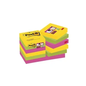 Bloček Post-it Sticky, 47,6x47,6 mm,Carnival, 12ks Aktuální