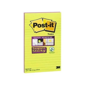 Bloček Post-it, 127 x 203 mm, citrus/fuchsie, 2 ks Ihned K Objednání