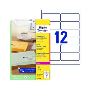 Adresní etikety, transpar., 99,1 x 42,3 mm Horká Nabídka
