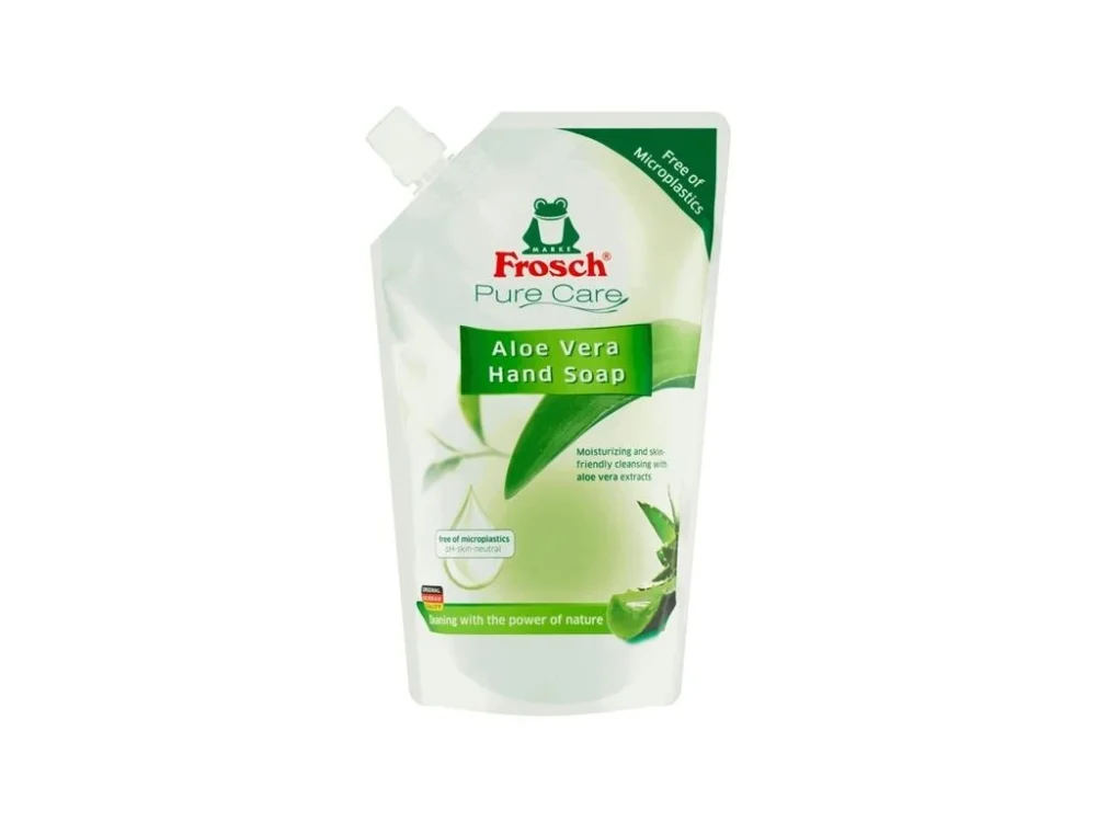 Nakupujte Hned Tekuté mýdlo Frosch-aloe vera, náhradní náplň, 500ml