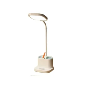 Platinet stolní LED lampa 5W, integrovaná baterie 2400mAh, USB port, bílá Originální