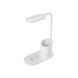 Platinet stolní LED lampa 3W, bezdrátové nabíjení, bílá Horká Nabídka