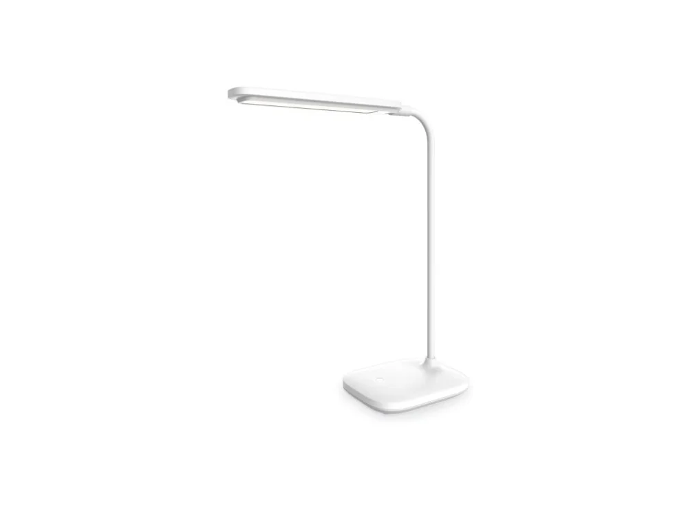 Levný Platinet stolní LED lampa 5W stmívatelná, dotykové ovládání, integrovaná baterie 2400mAh, bílá