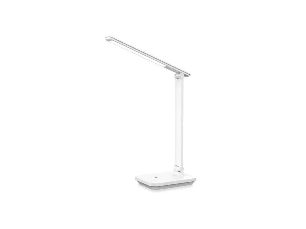 Akce Platinet stolní LED lampa 5W stmívatelná, dotykové ovládání, integrovaná baterie 6000mAh, bílá