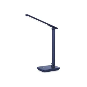 Platinet stolní LED lampa 5W stmívatelná, dotykové ovládání, integrovaná baterie 6000mAh, námořnická modř Ověřený