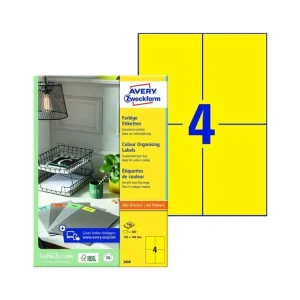 Žluté univerzální etikety, 105 x 148 mm, 400 ks Nejprodávanější