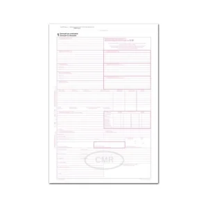 Autentický Mezinárodní nákladní list,CMR,ČJ/NJ,číslovaný,25b.