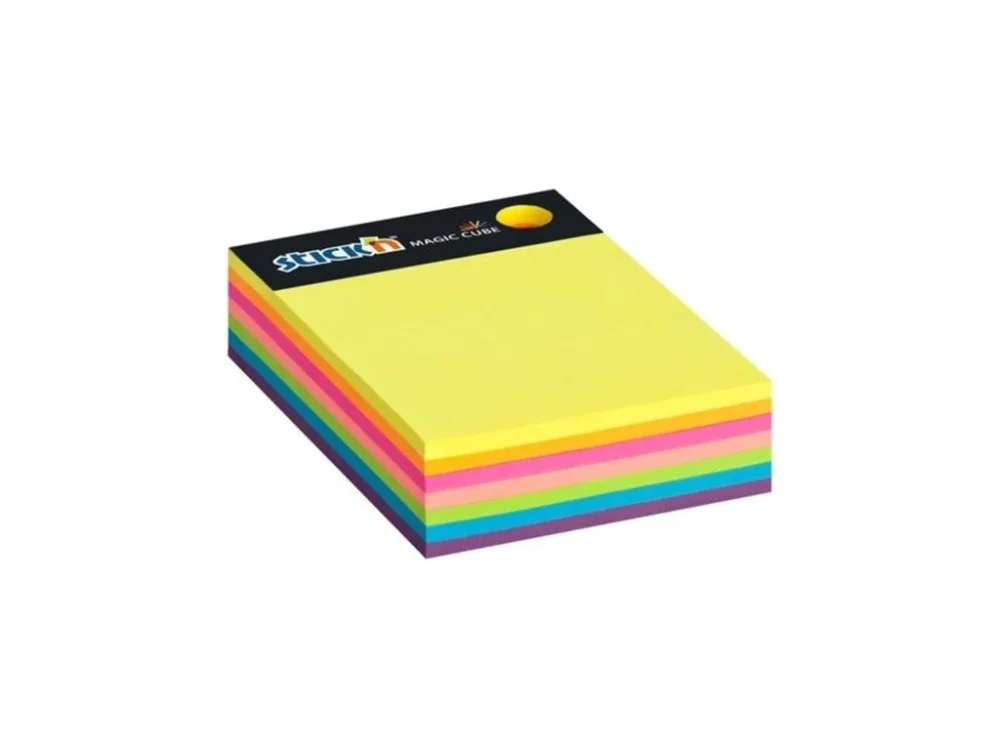 Bloček Hopax, 101 x 76 mm, neonový Bezpečná Platba