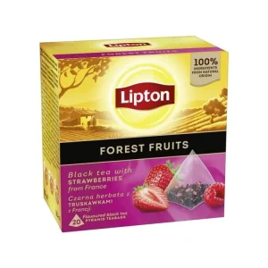 Černý čaj Lipton - pyramidy,červenáovoce, 20x 1,7 g Omezená Nabídka
