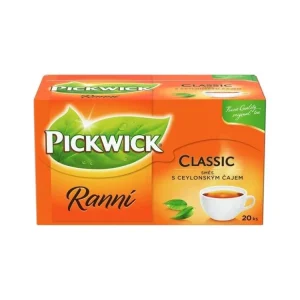 Černý čaj Pickwick - Ranní, 20 x1,75g Ihned K Objednání