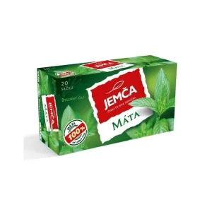 Bylinný čaj Jemča - máta, 20 x 1,5g Výprodej