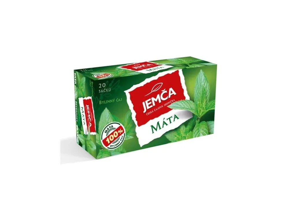 Bylinný čaj Jemča - máta, 20 x 1,5g Výprodej