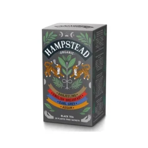 Autentický Kolekce černých čajů Hampstead Tea - bio, 20 ks