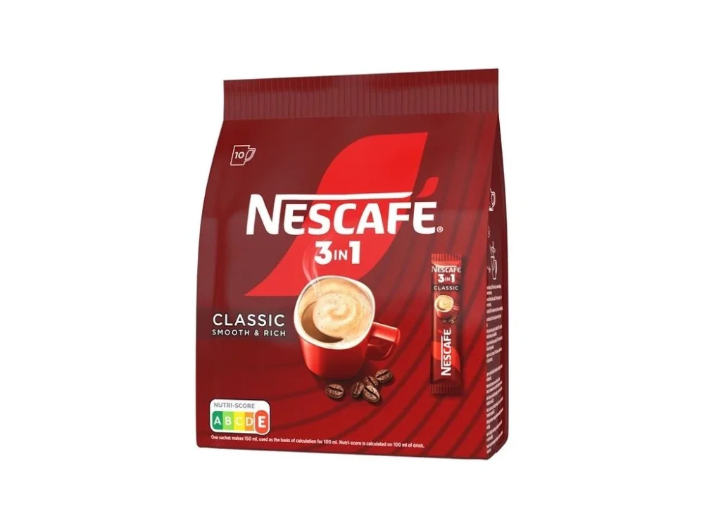 Kávový nápoj Nescafé Classic - 3v1, 10x 16,5 g Levný