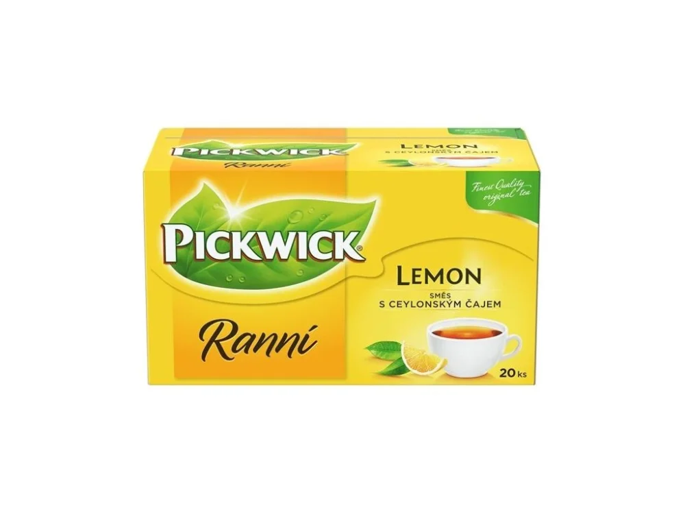 Černý čaj Pickwick - Ranní s citronem, 20x 1,75g Koupit Online