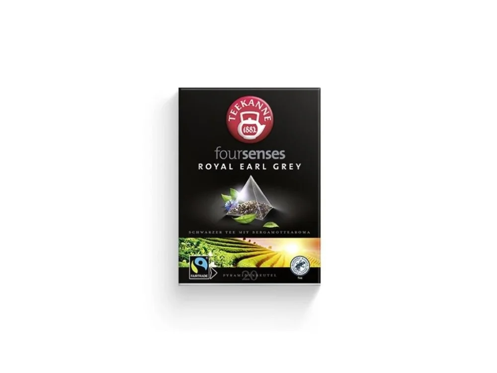 Černý čaj Teekanne Foursenses - Earl Grey, 45 g Akční Cena