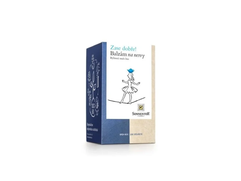 Bylinný čaj Sonnentor - Balzám na nervy,bio,18x1,5 g Sleva