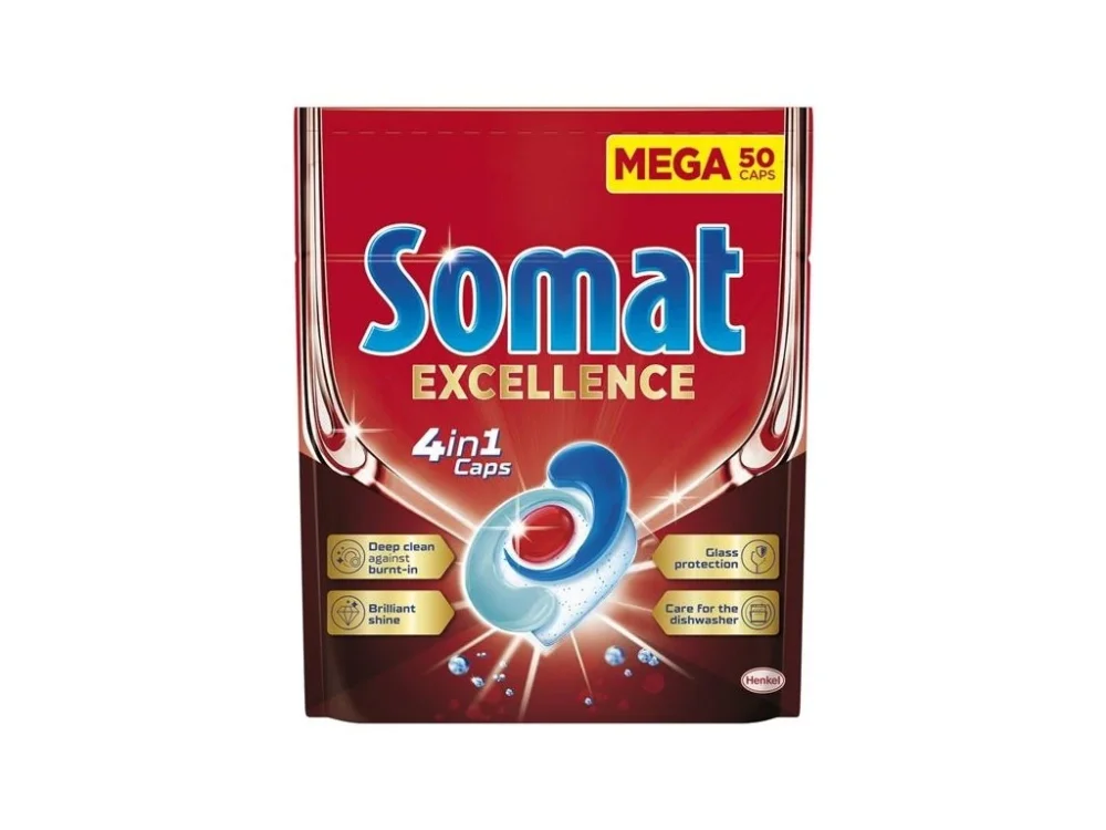 Tablety do myčky Somat - Excellence, 50 ks Aktuální