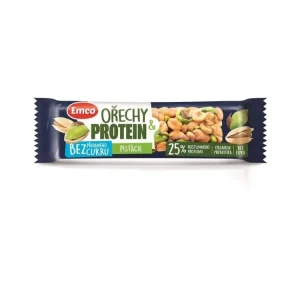 Výprodej Tyčinka Emco - ořech amp; protein, pistácie, 35 g