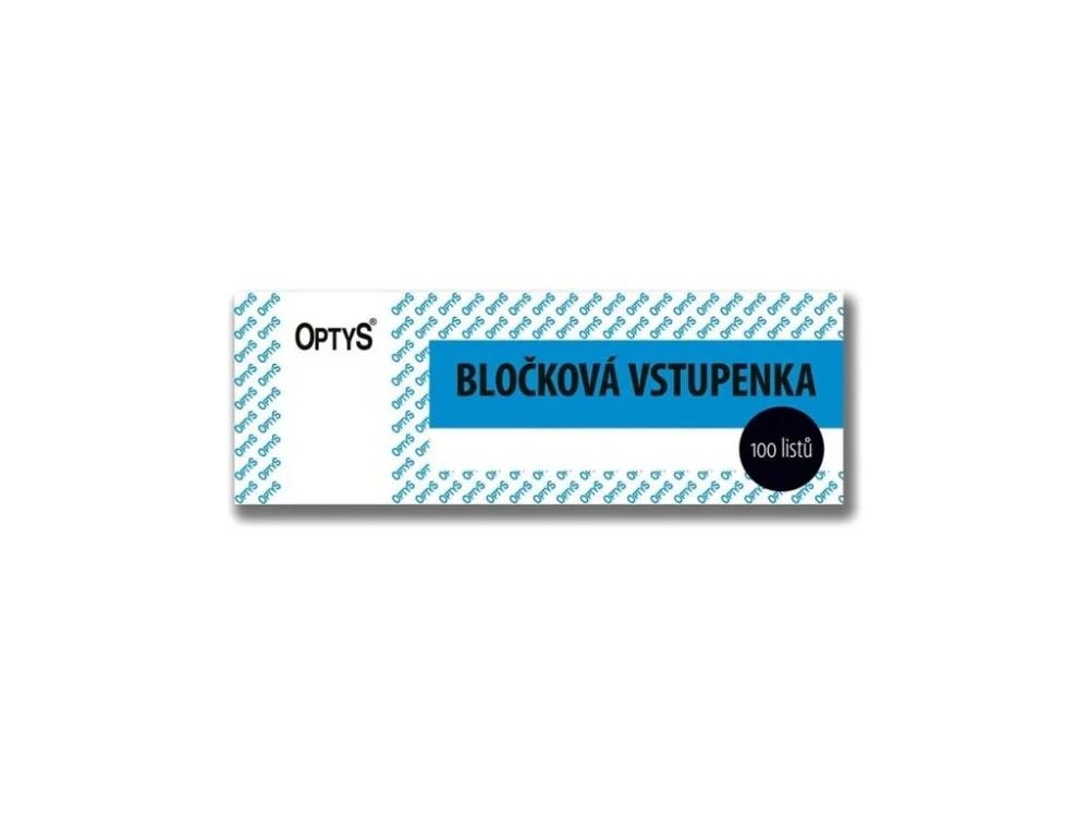 Bločková vstupenka Nejlepší Volba