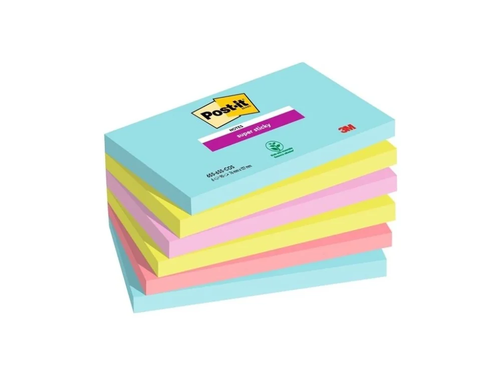 Bloček Post-it Sticky, 76 x 127 mm, COSMIC, 6 ks Bezpečná Platba