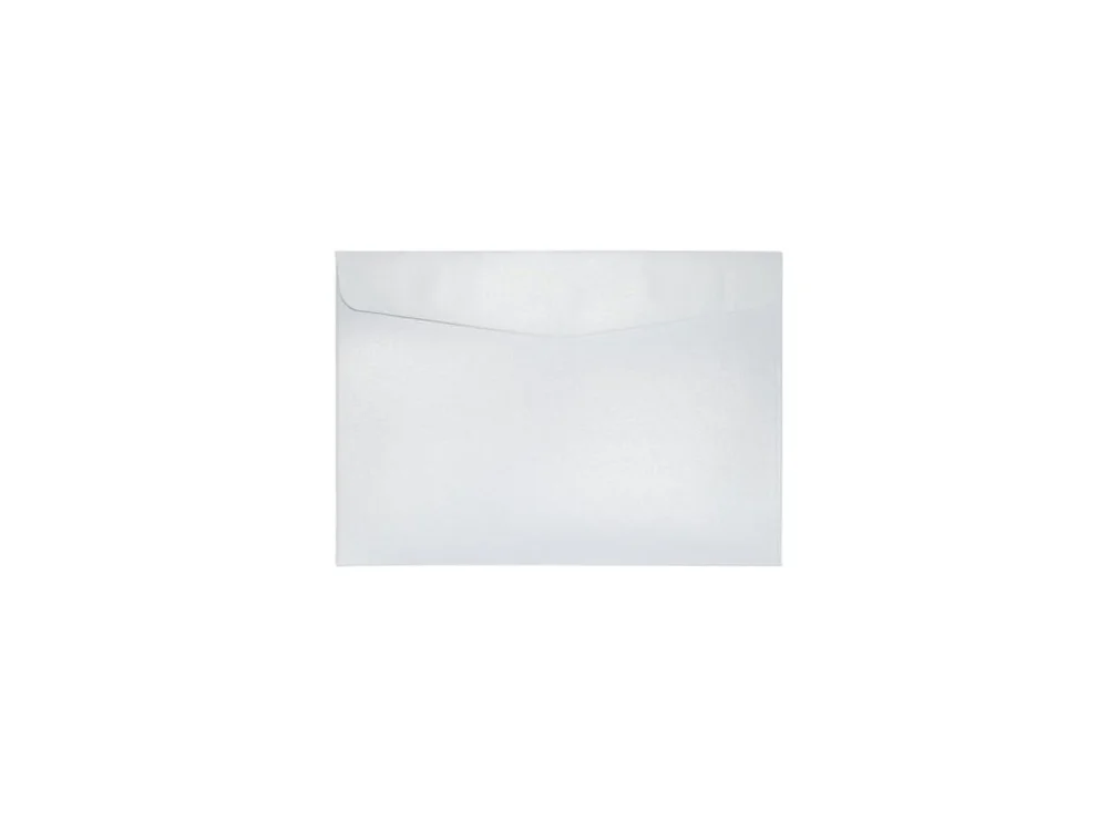 Akce Ozdobné obálky Pearl - B5, 150 g/m2, perleťové, diamantově bílé, 10 ks