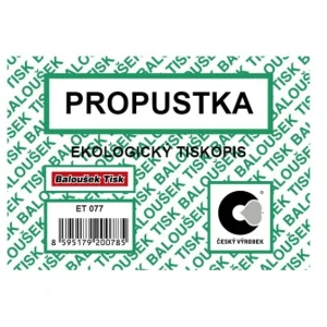 Akční Cena Propustka A7 ET077