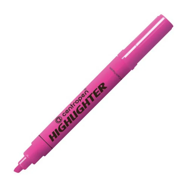 Zvýrazòovaè HIGHLIGHTER rùžový Centropen 8552 Oblíbený