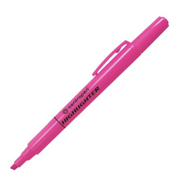 Zvýrazòovaè HIGHLIGHTER rùžový Centropen 8722 Ověřený
