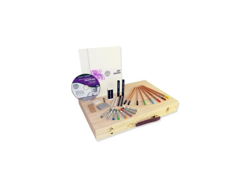 Daler-Rowney, velká sada pro kreslení, Drawing Box Set Speciální Cena