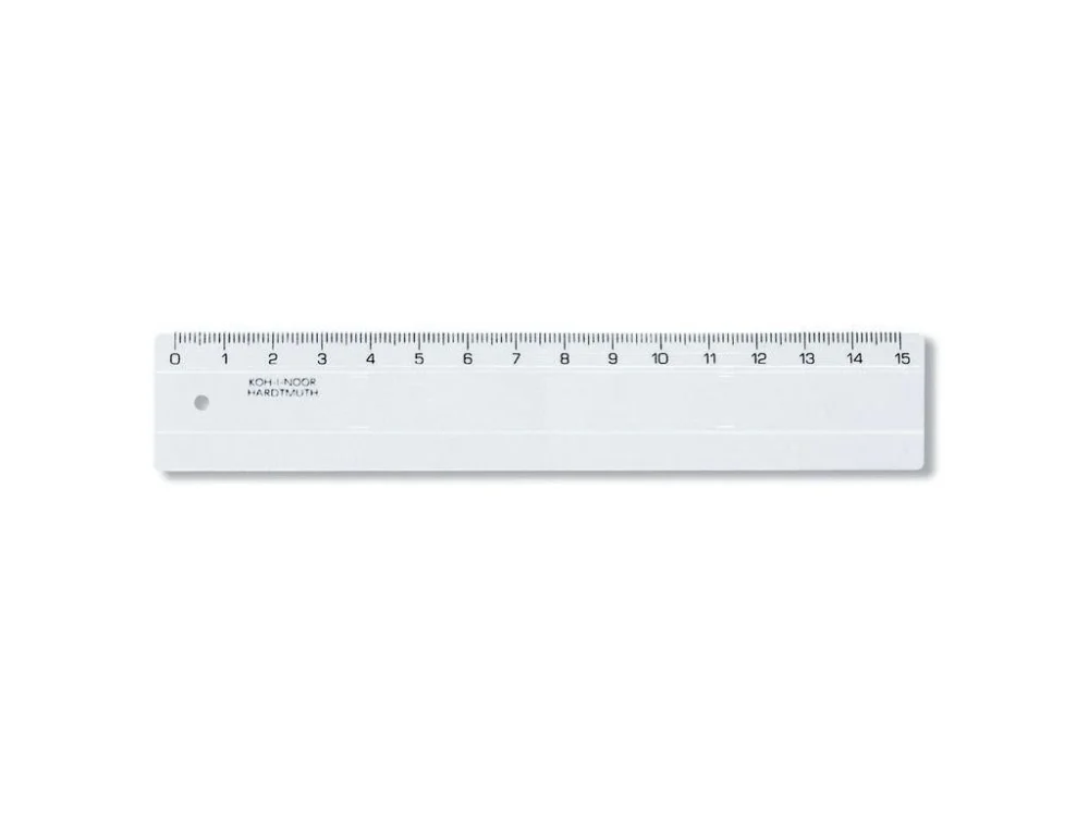 Koh-i-noor, pravítko 15cm 0742500 transparentní Novinka