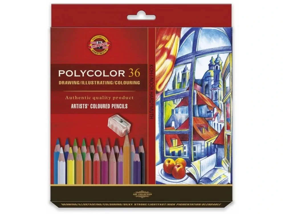 Koh-i-noor, umělecké pastelky POLYCOLOR 36,36 ks Ihned K Objednání