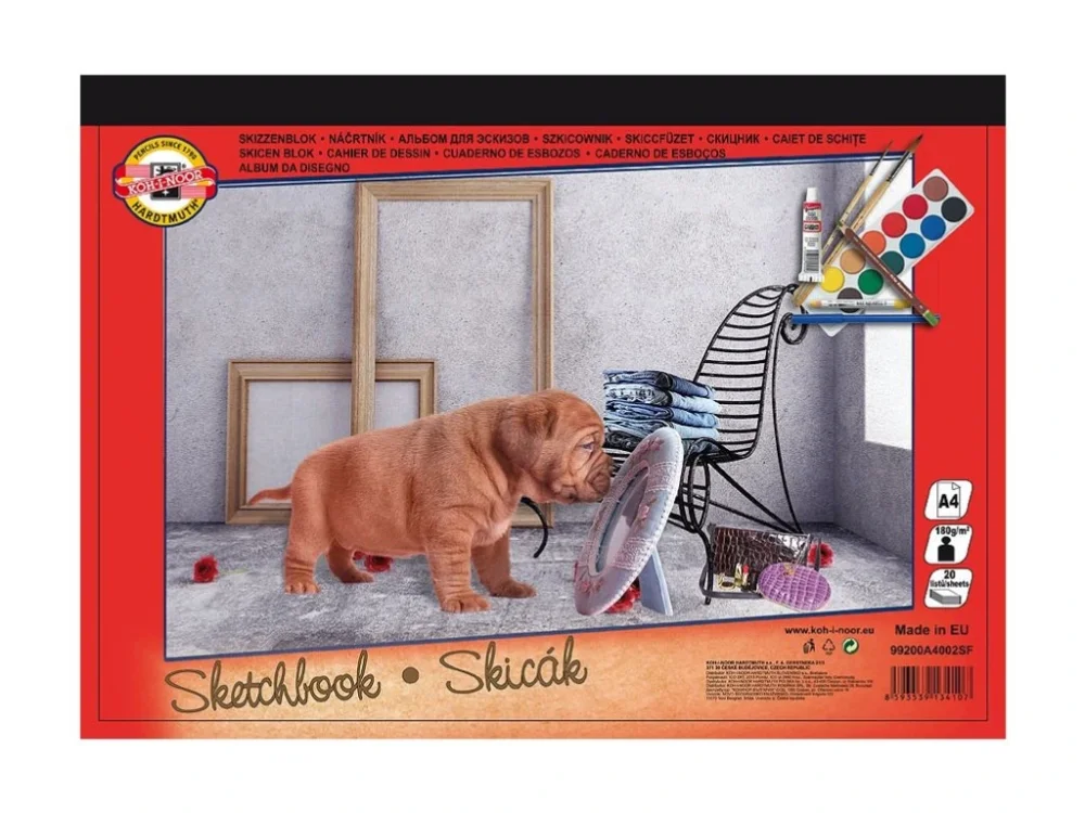 Vysoce Kvalitní Koh-i-noor, školní skicák, 180g/m2