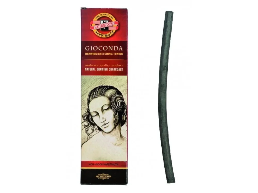 Koh-i-noor, přírodní kreslící uhel 8622průměr 8-9 mm, délka 150-170 mm Časově Omezené