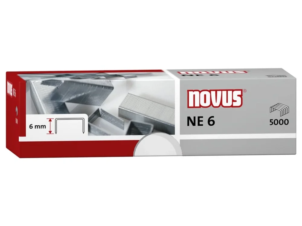 Novus, sešívací drátky pro elektrické sešívačky, 5000 ks Výprodej
