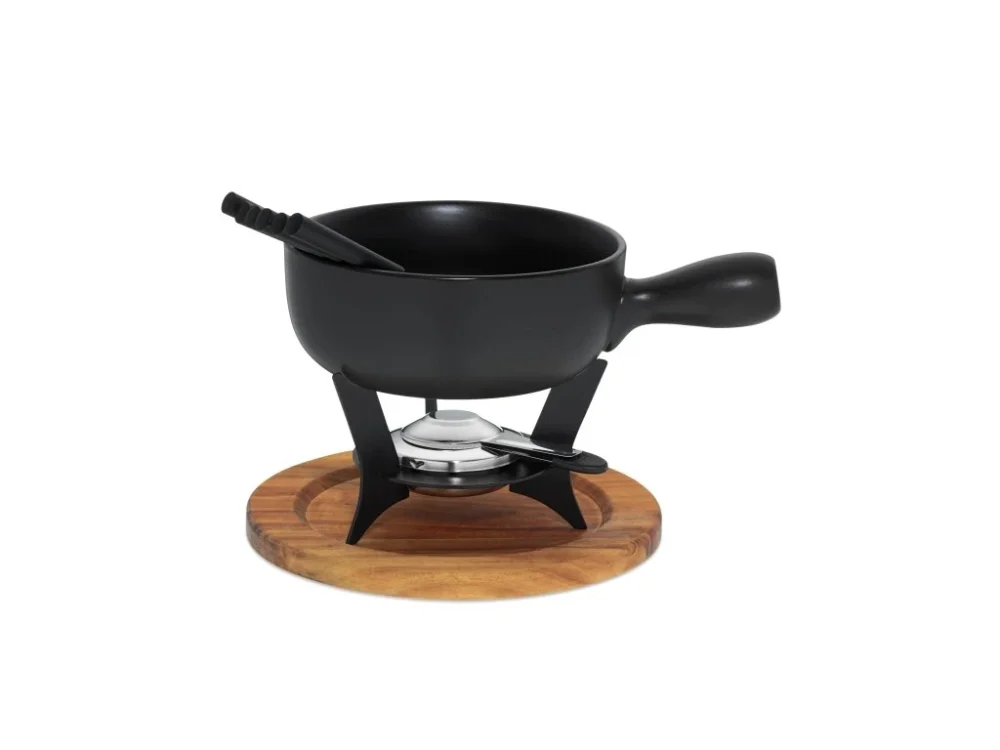 Cenově Výhodný KELA Sýrové fondue COUNTRY nerez / keramika o22 cm