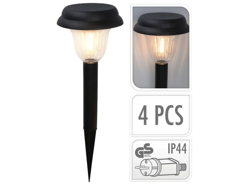 PROGARDEN Lampa zahradní 16x45cm sada 4ks KO-AF5000490 Rychlé Dodání