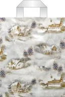 Taška vánoční 46 x 39 zimní inspirace Poslední Šance