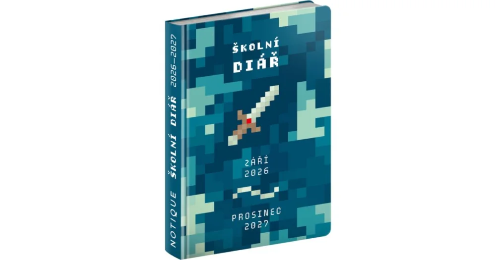 Super Cena Studentský diář - Gamer (září 2026 - prosinec 2027) - 9,8x14,5 cm PGD-36961