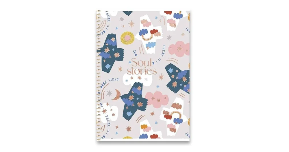 Kroužkový blok Shkolyaryk Soul Stories - B5, čtverečkovaný, MIX Ověřený