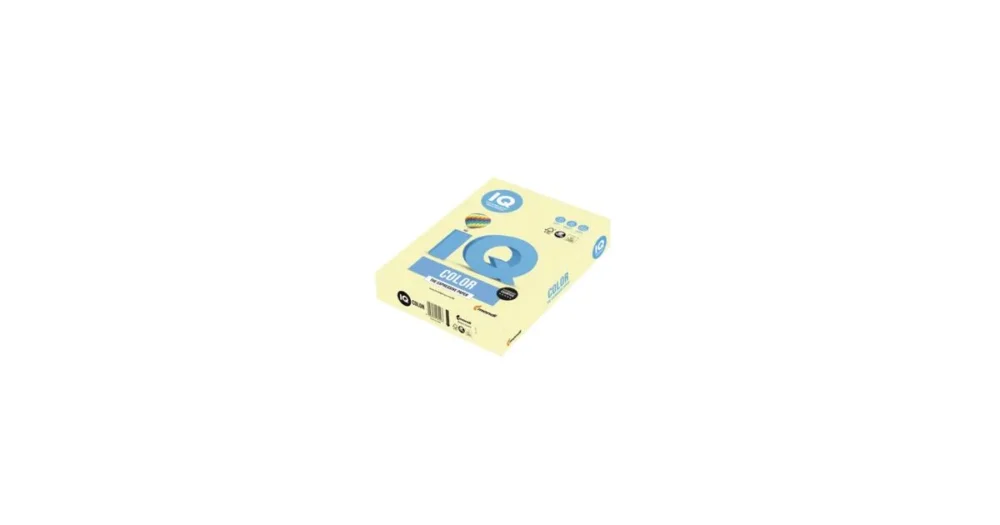 Papír IQ COLOR A4/80g/500 Pastelově žlutá - YE23 Rychlé Dodání