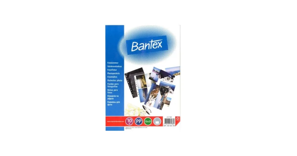 FólieBantex na fotografie 15x21cm čirá , na šířku 10ks/bal.2117 08 Expresní Doručení