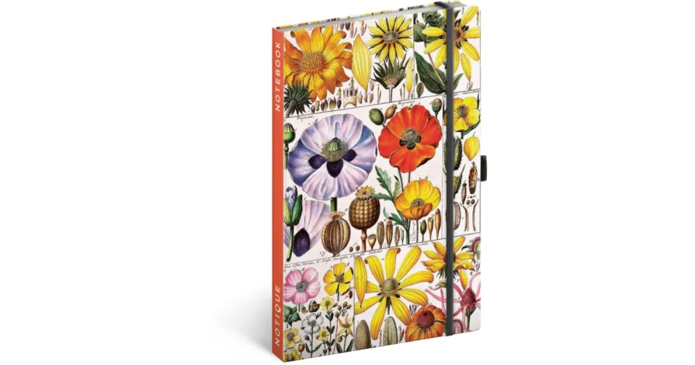 Sleva Notes Herbář Kateřiny Winterové, tečkovaný, 13 × 21 cmA-34413