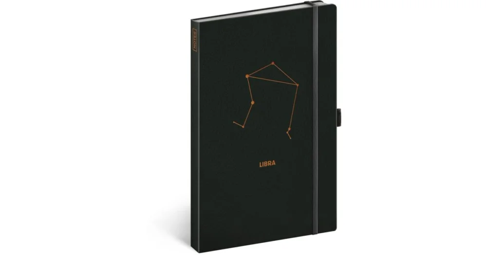 Notes Zvěrokruh Váhy - linkovaný, 13 x 21cmA-8423 Jen Po Omezenou Doba