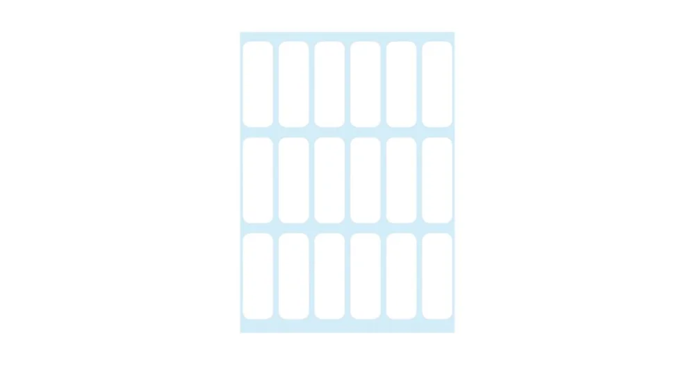 Omezená Nabídka A-Etikety HERLITZ kancelářské bílé - 34x12mm / 132ks / 6 archů00830448