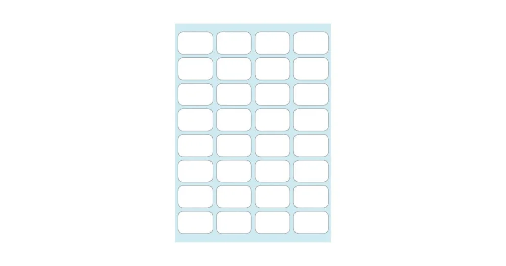 A-Etikety HERLITZ kancelářské bílé - 19x12mm / 180ks / 6 archů00830422 Hit Sezóny