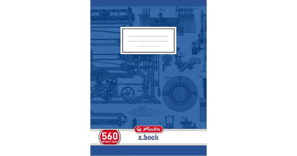 Sešit školní HERLITZ 560 - A5/60listů, čistý 60078094 Novinka