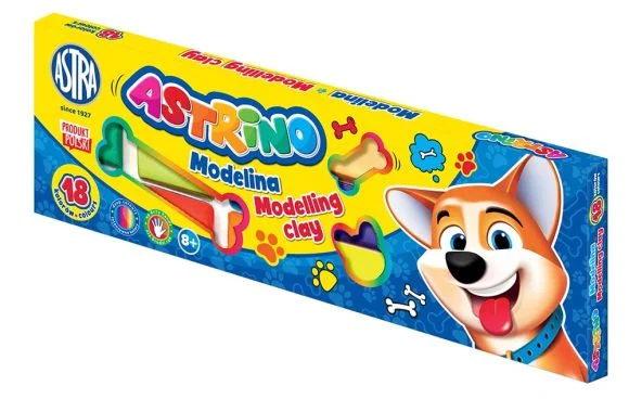 Tovární Cena ASTRA Modelina 18 barev Astrino