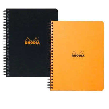 Blok kroužkový Clairefontaine Rhodia A5+ - čtvereček / 80 listů / černá Objednat Nyní