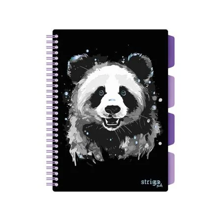 Blok Strigo B5/100l 80g Panda spirála s rozřaďovačem Akční Nabídka